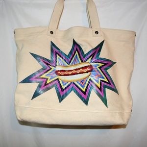 SALE!  EUC KENNY SCHARF JACK ROGERS POP ART TOTE